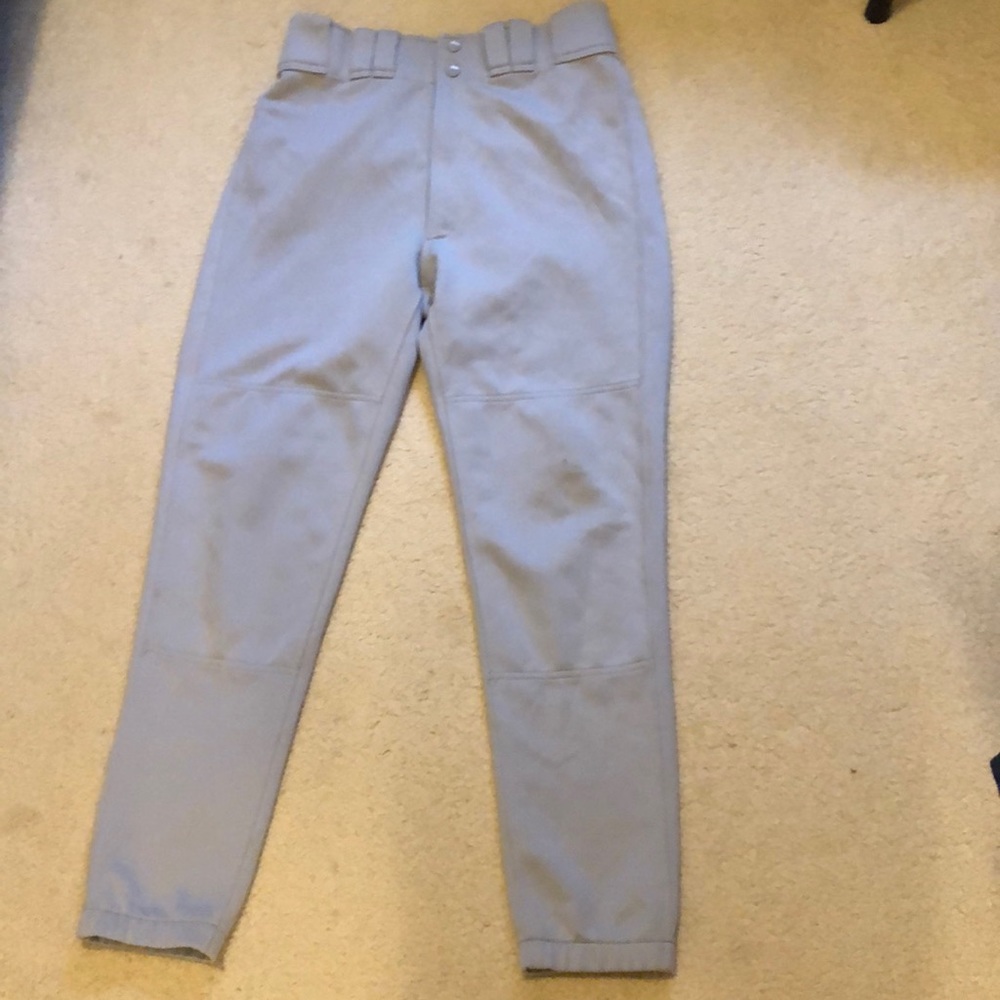 Mizuno gray baseball pants medium